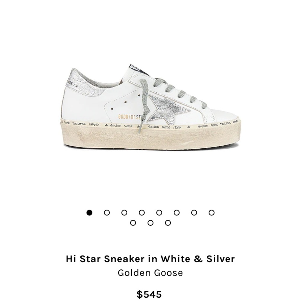 Golden Goose Hi-Star Sneakers *AUTHENTIC* - Picture 2 of 7